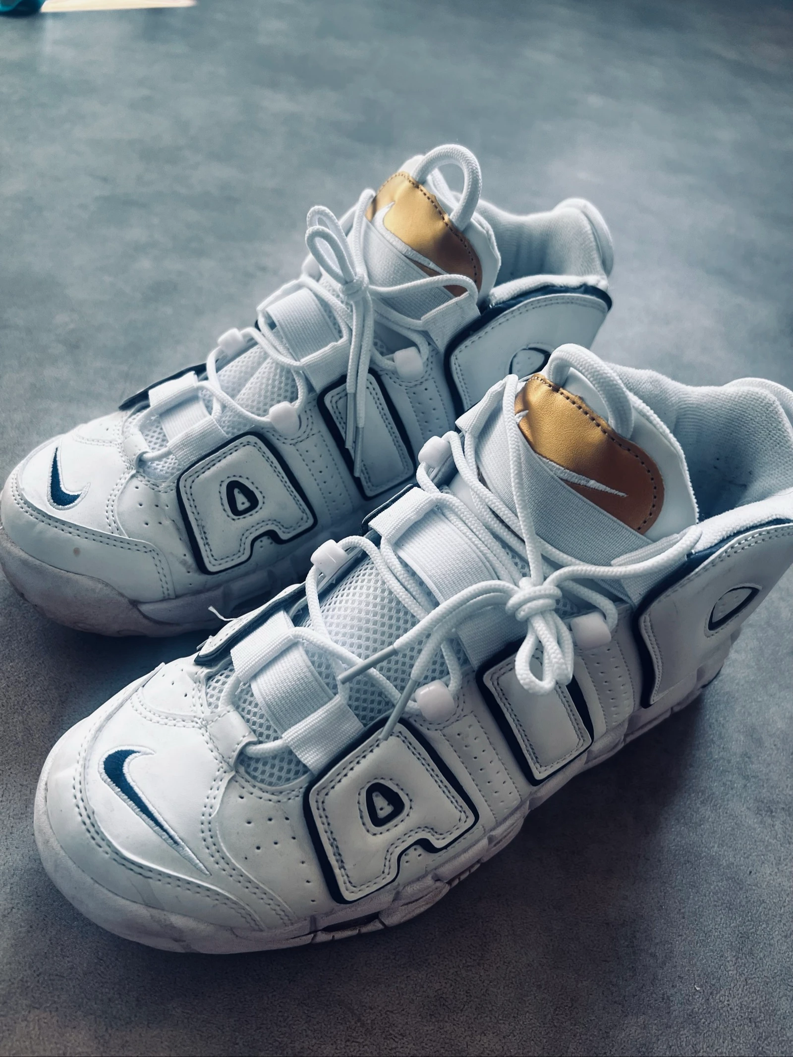     Nike Air More Uptempo Blanc